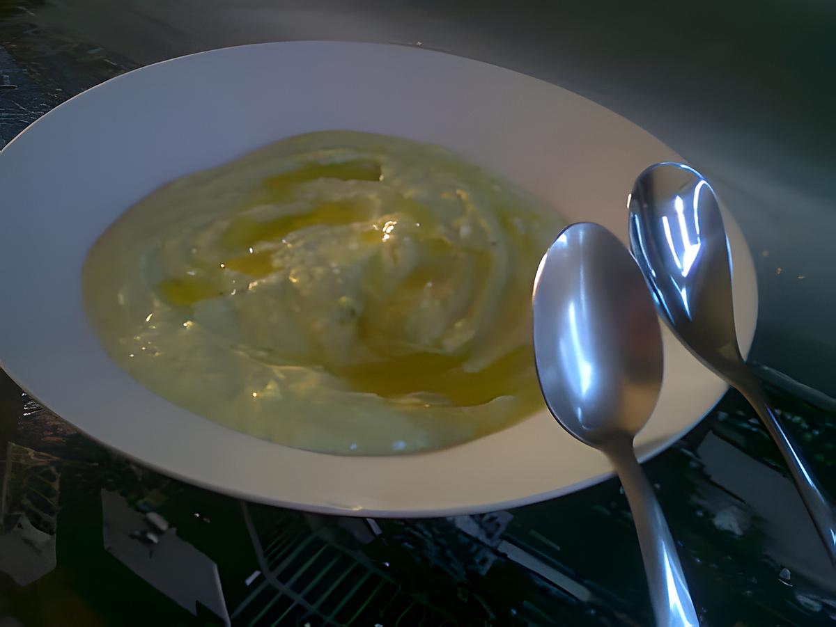 recette Purée de brocolis-chèvre