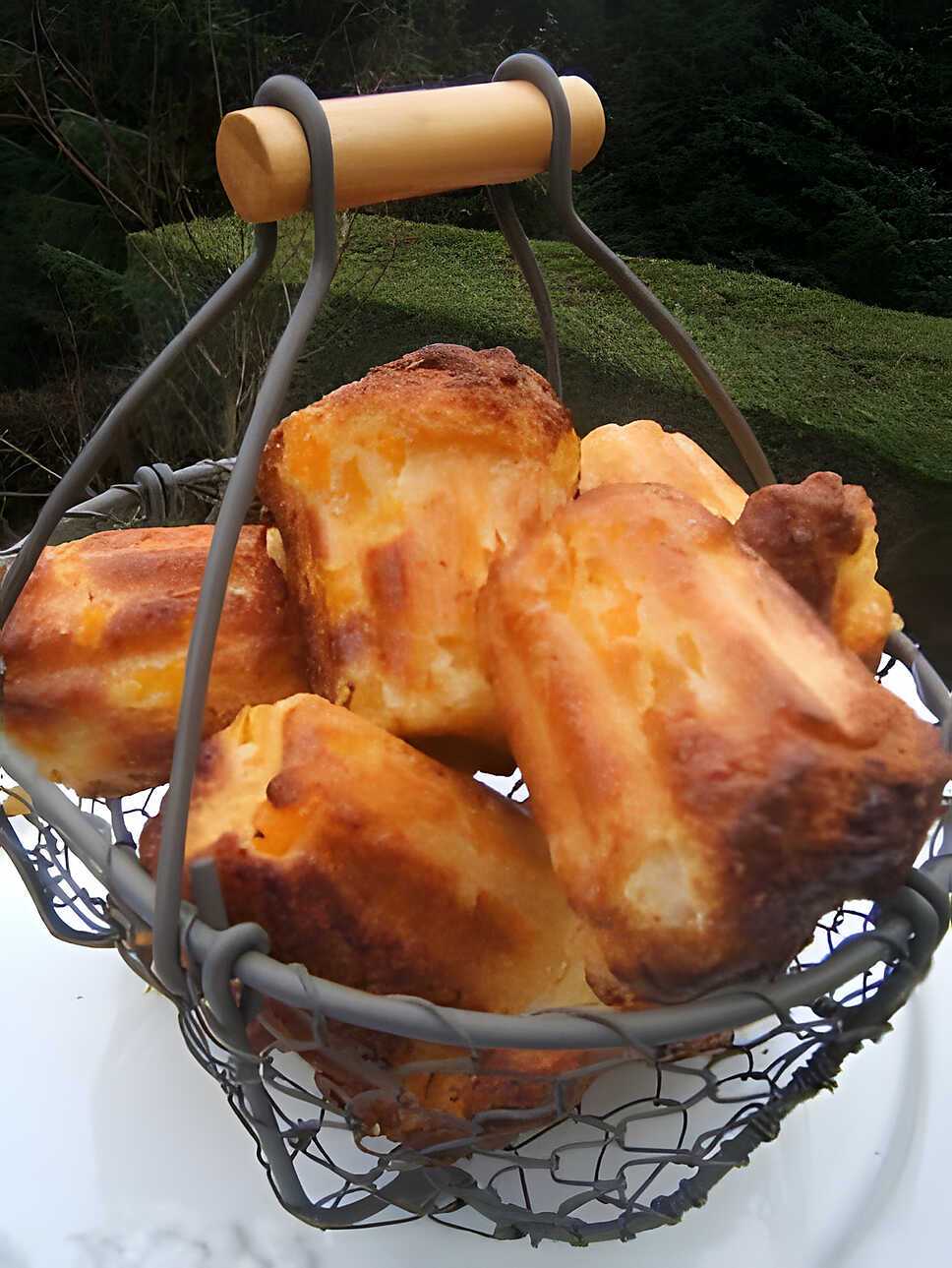 recette Madeleines aux abricots et chèvre
