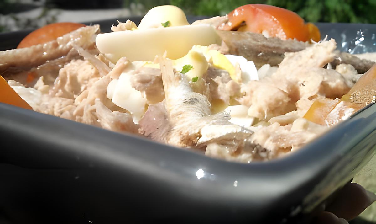 recette salada nissarda 'salade de riz niçoise '