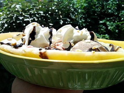 recette Banana split