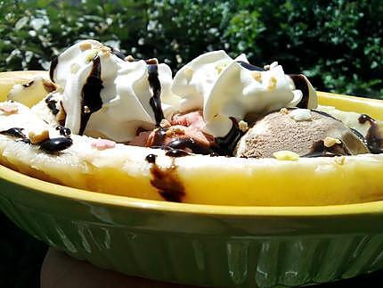 recette Banana split