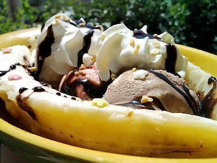 recette Banana split