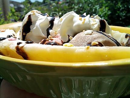 recette Banana split