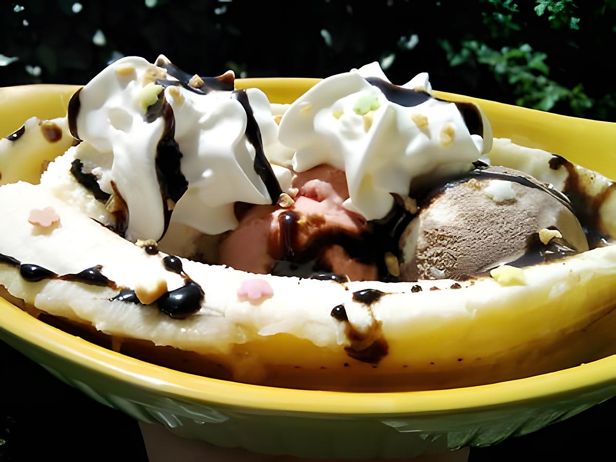 recette Banana split