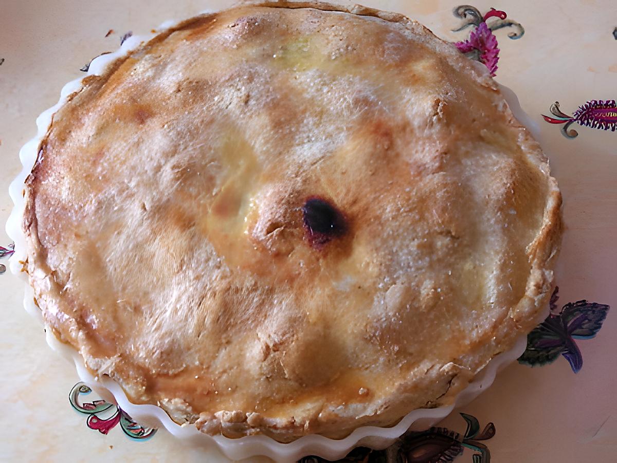 recette Pie à la rhubarbe