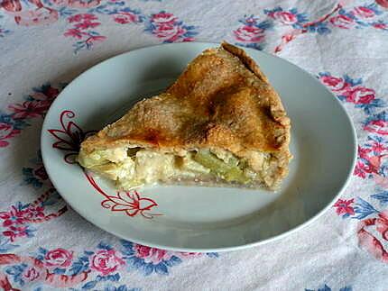 recette Pie à la rhubarbe