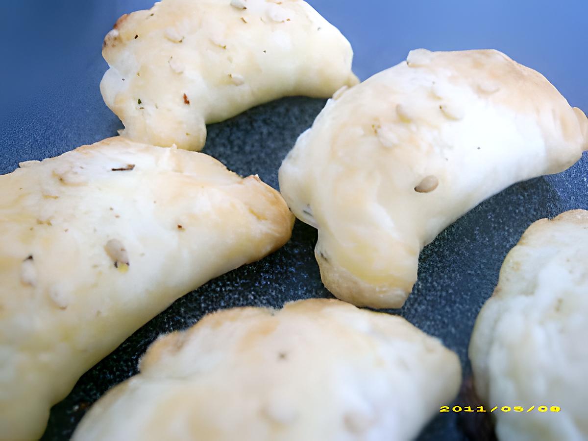 recette croissants de lune au carré frais