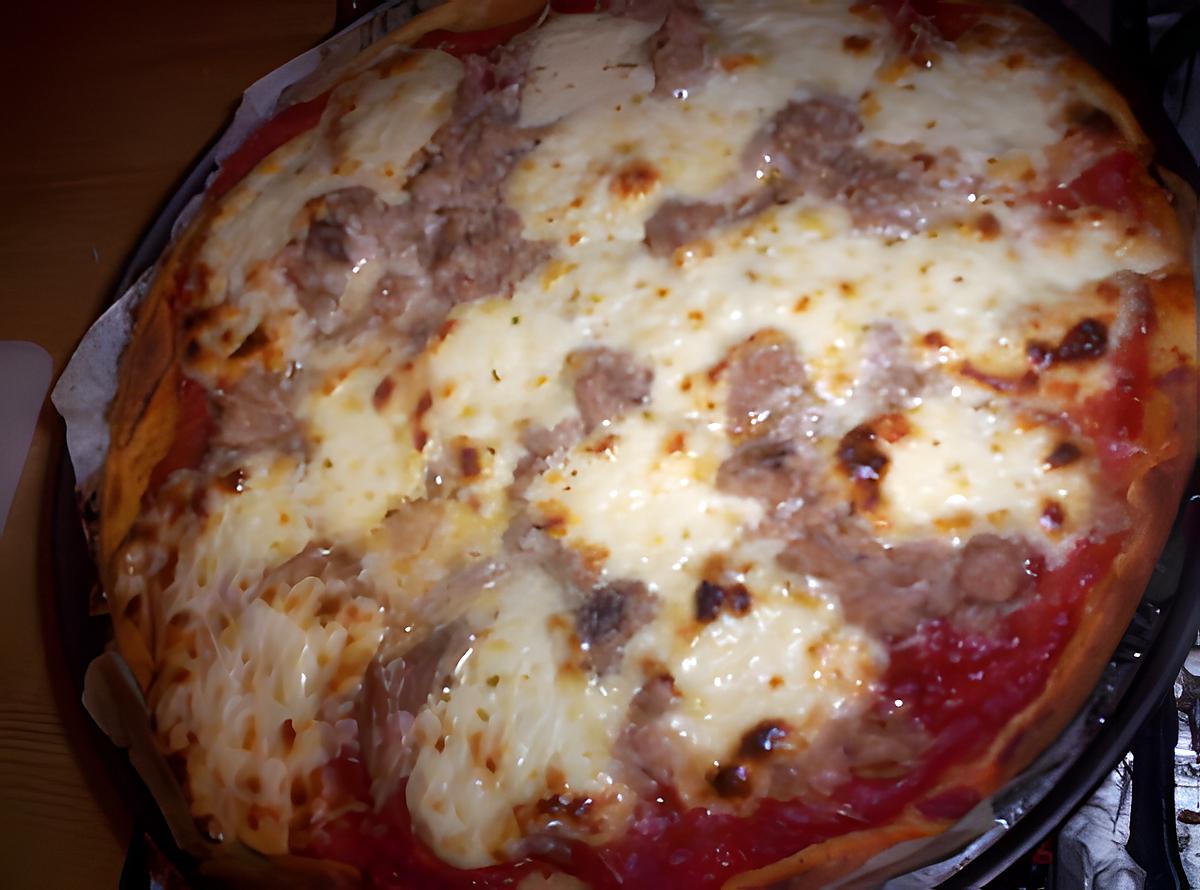 recette Pizza bolognaise