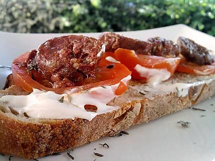 recette Bruschetta au figatelli