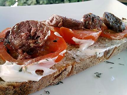 recette Bruschetta au figatelli