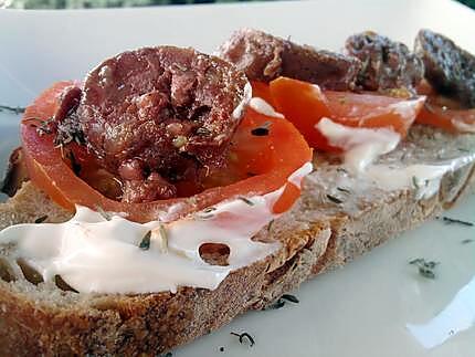 recette Bruschetta au figatelli