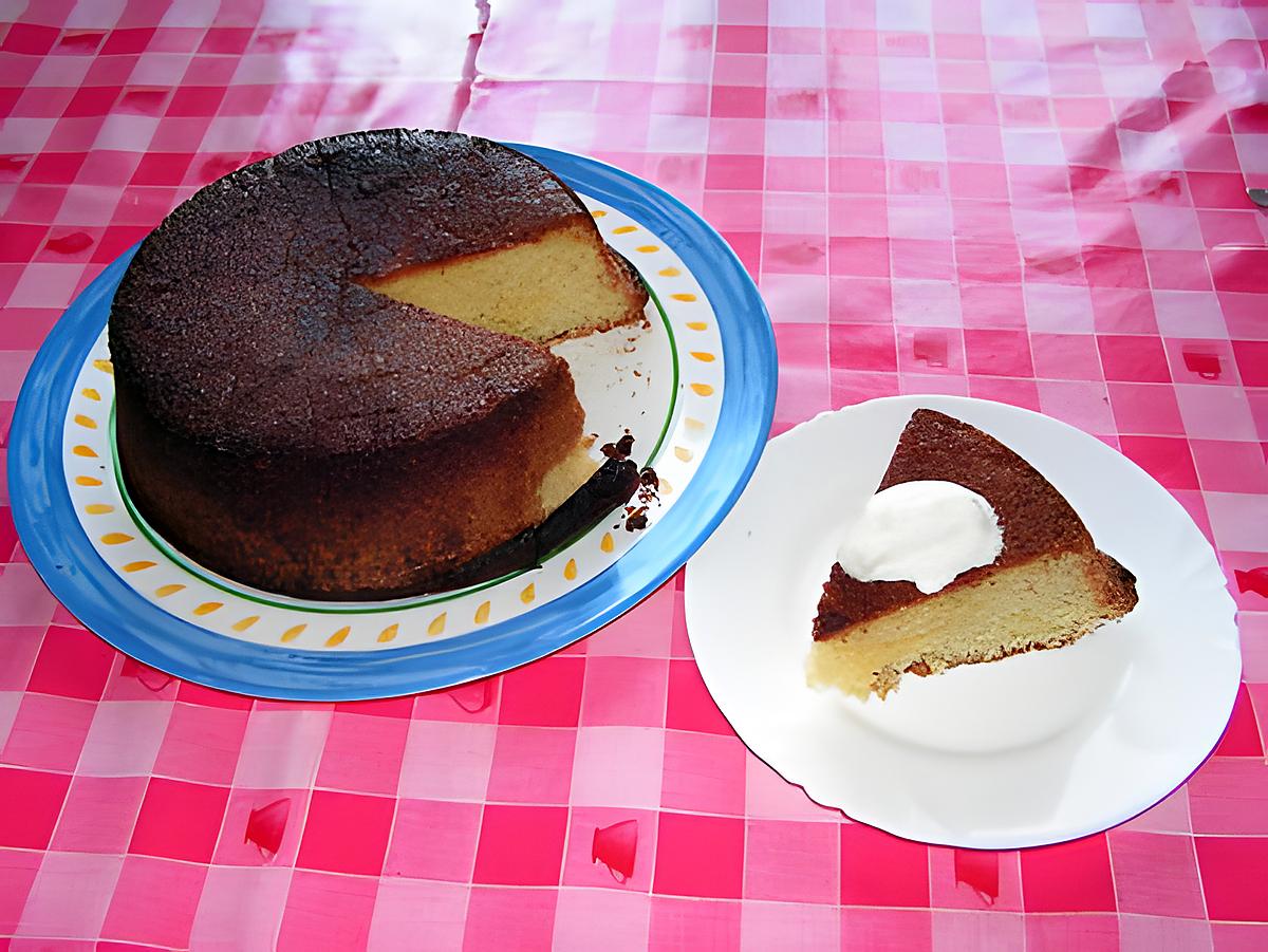 recette Gâteau de semoule au citron