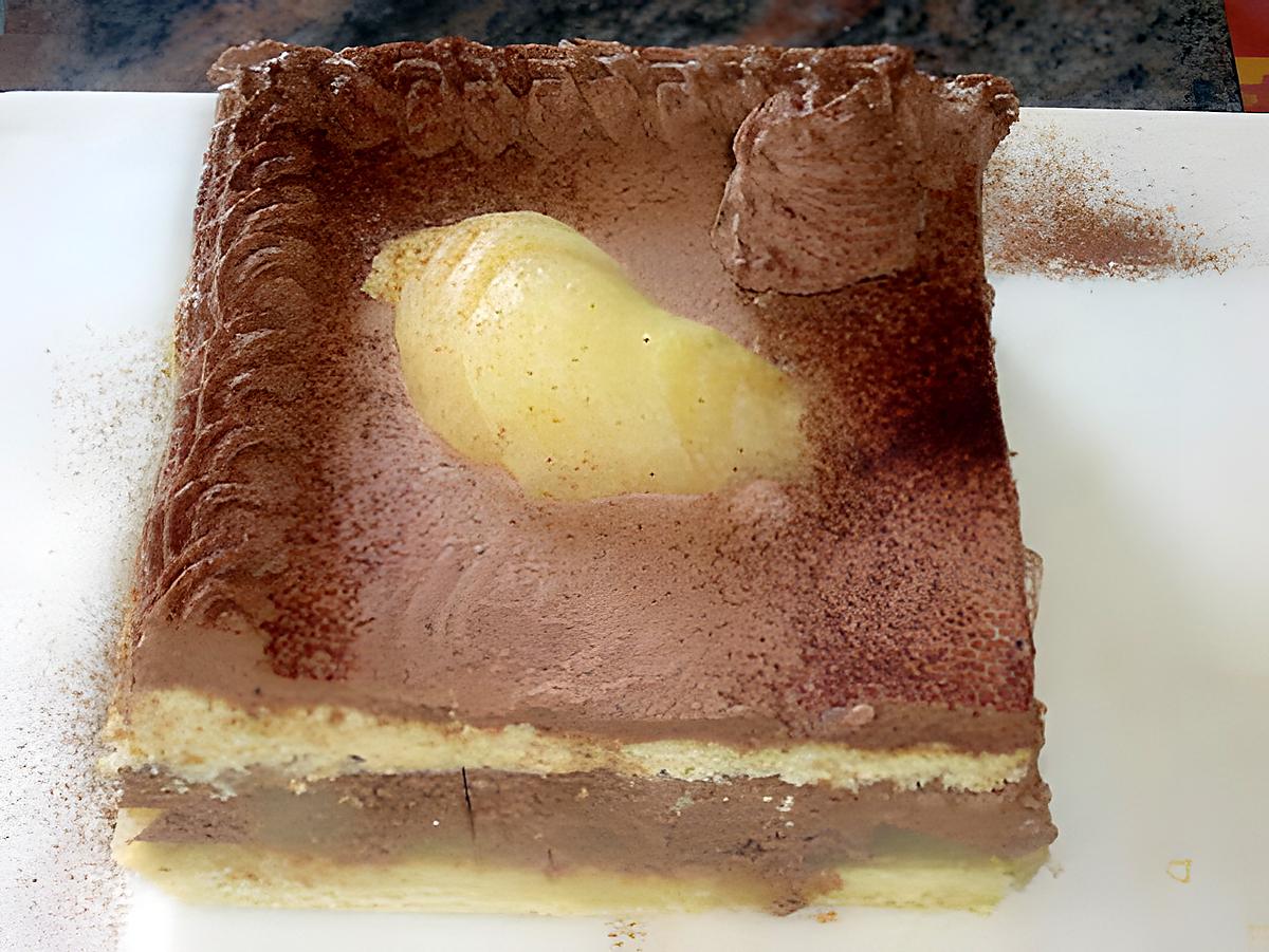 recette Gâteau poires / chocolat