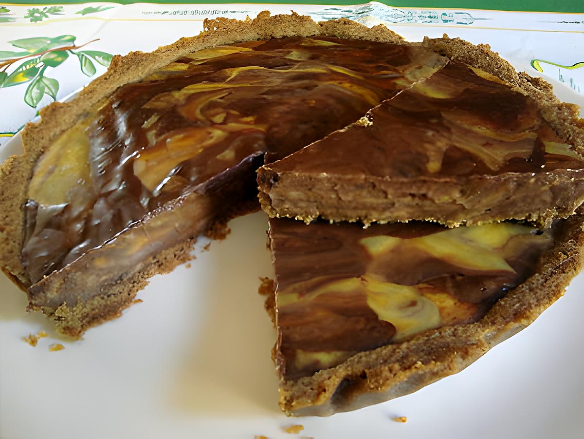 recette tarte speculos chocolat /citrons