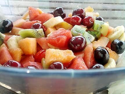 recette Salade de fruits au sirop estivales
