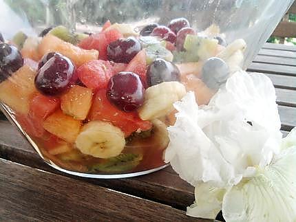 recette Salade de fruits au sirop estivales