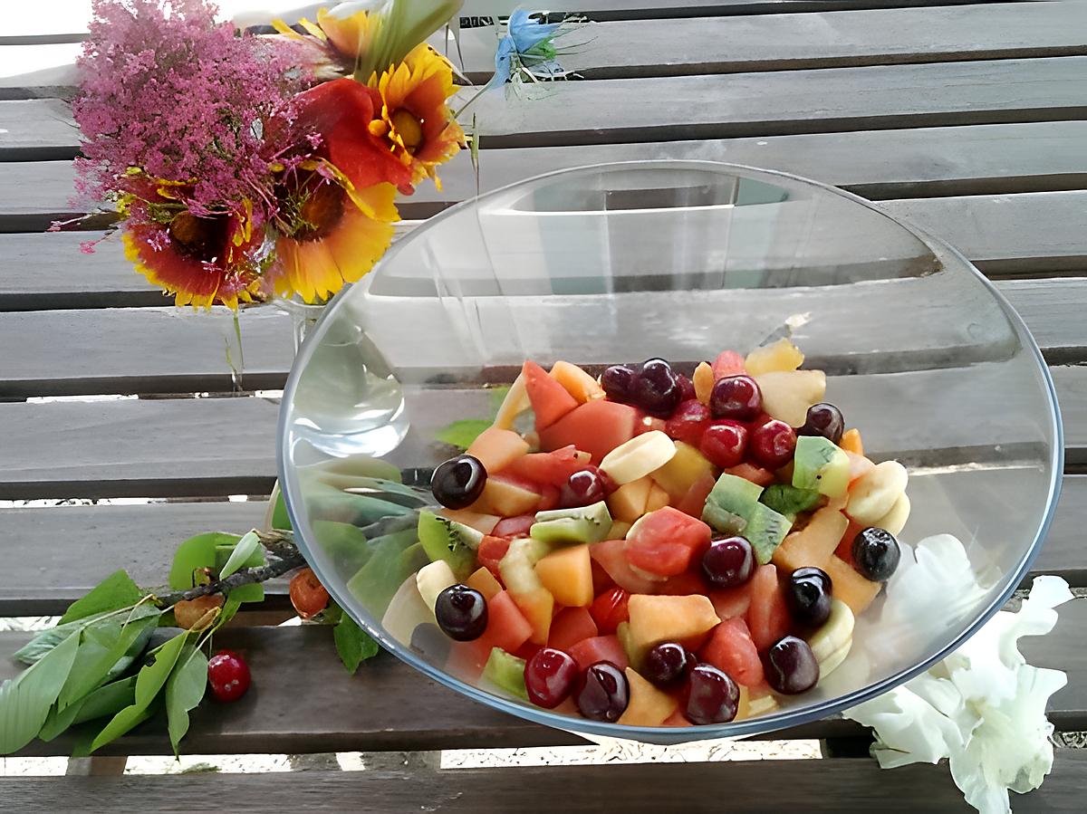 recette Salade de fruits au sirop estivales