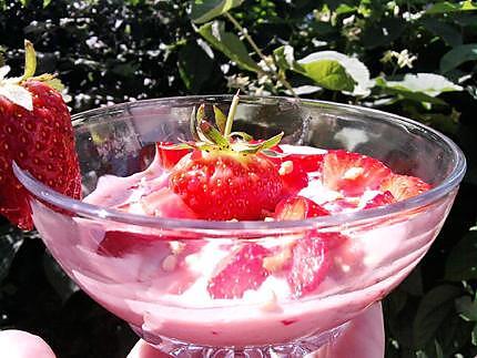 recette Soupe de fraises au miel exotique