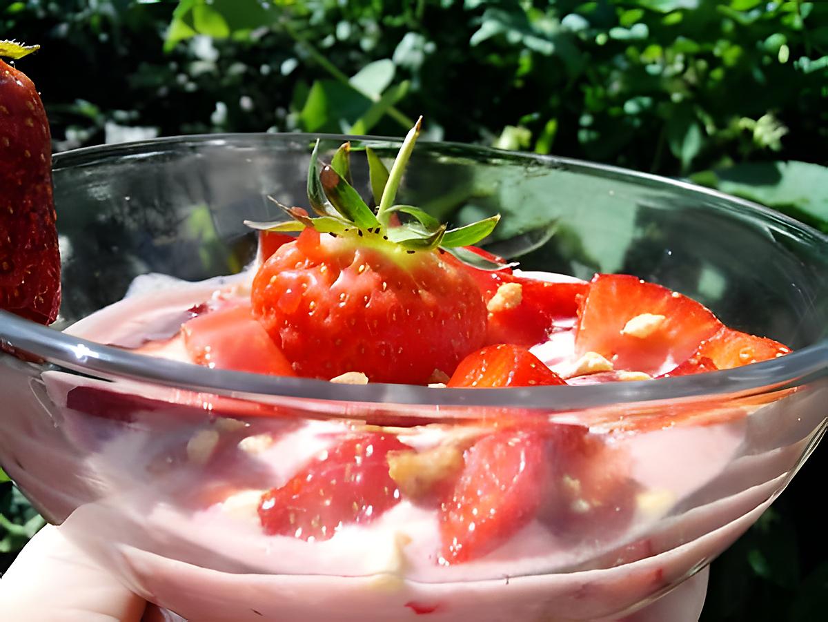 recette Soupe de fraises au miel exotique