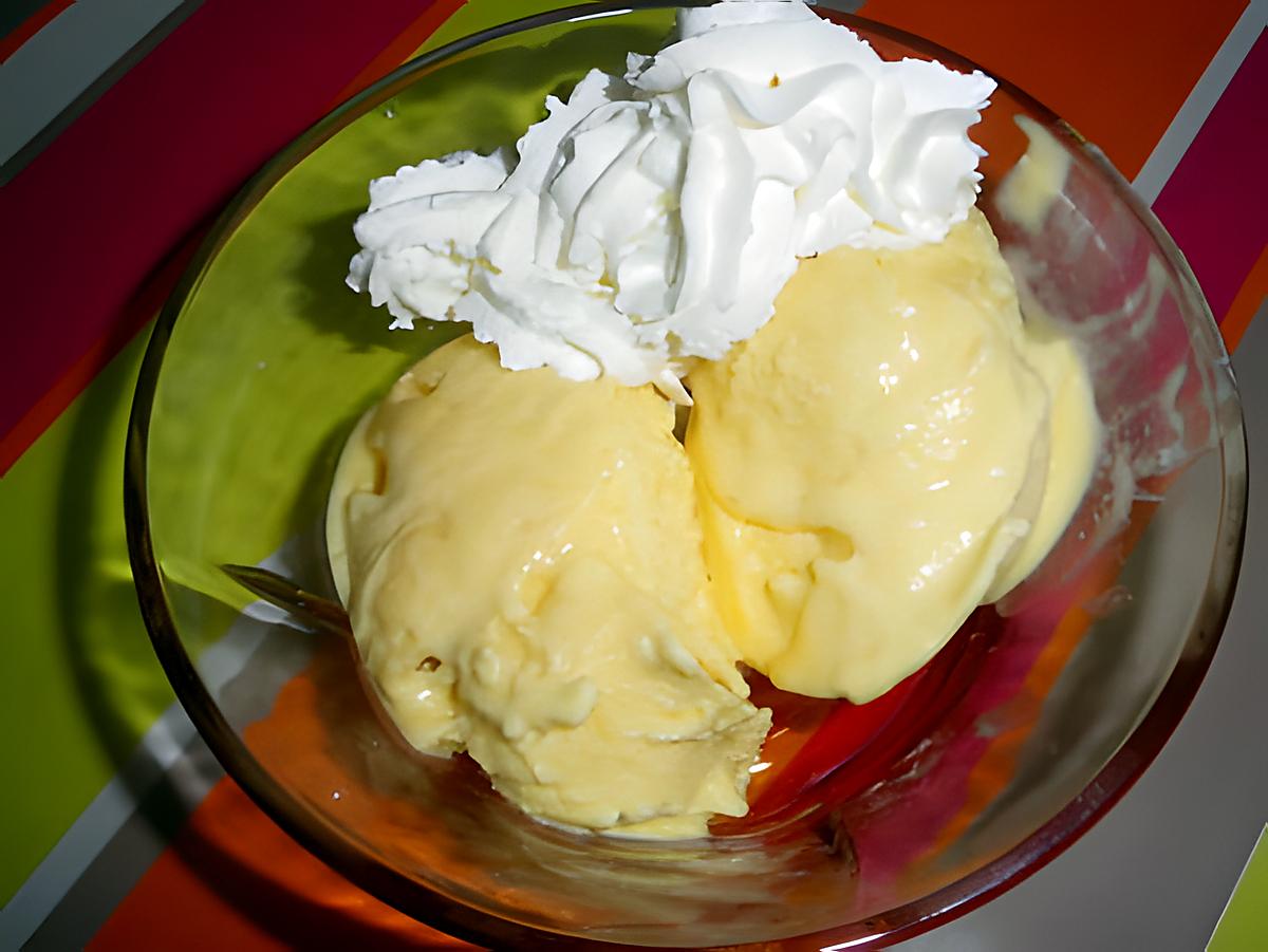 recette glace a la mangue