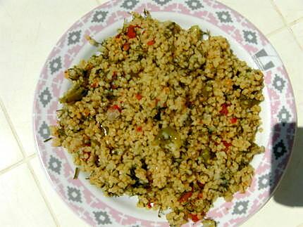 recette Couscous dit "masfouf" aux feuilles de fenouil