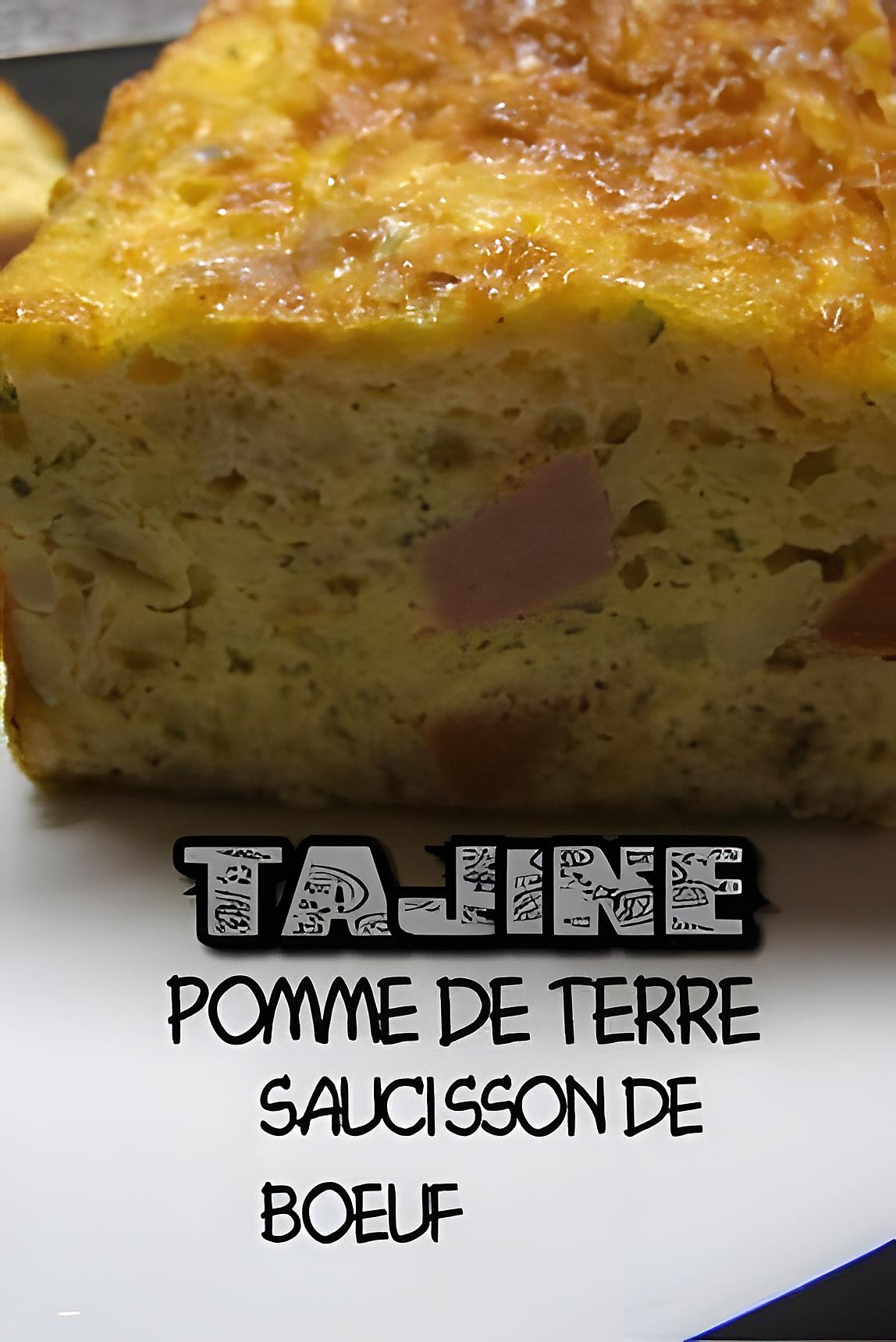 recette tajine pomme de terre et saucisson de boeuf