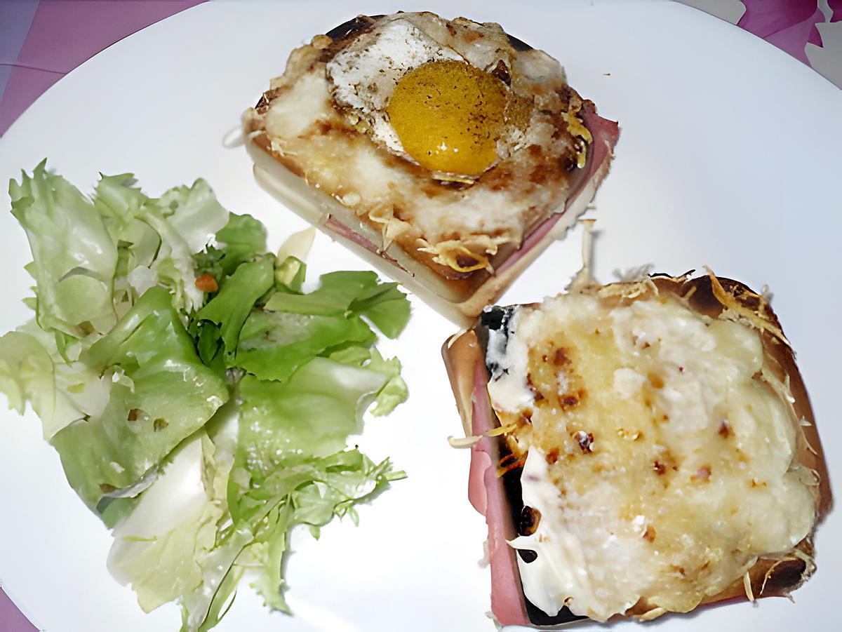 recette Croque Monsieur et Croque Madame