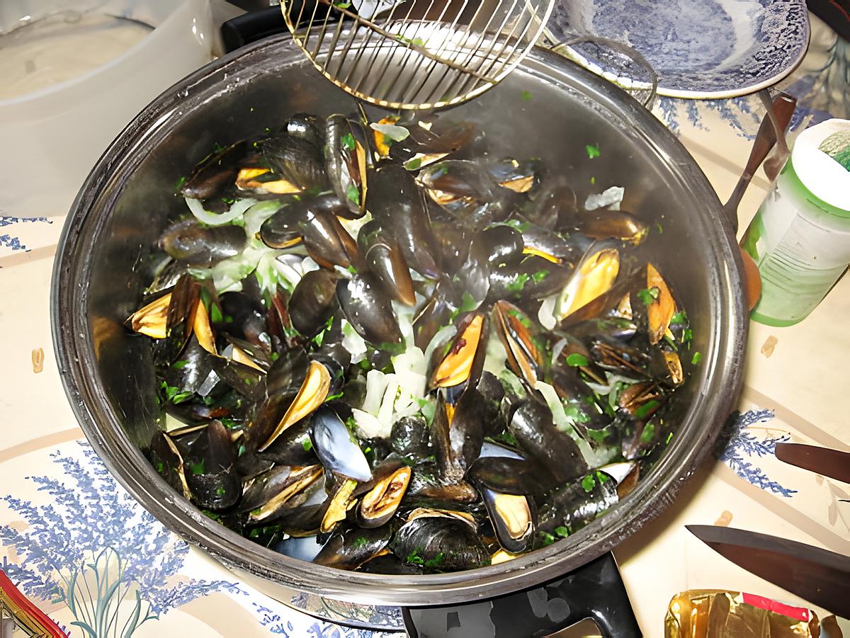 recette Moules au vin blanc