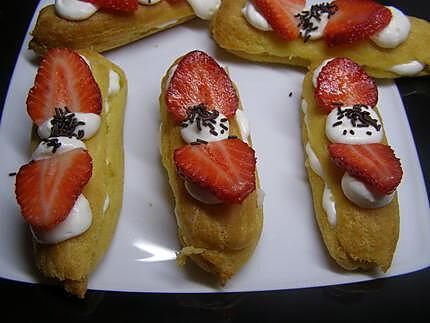 recette eclaire a la creme