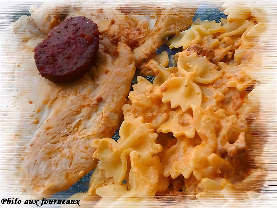 recette Escalope de dinde & crème de chorizo