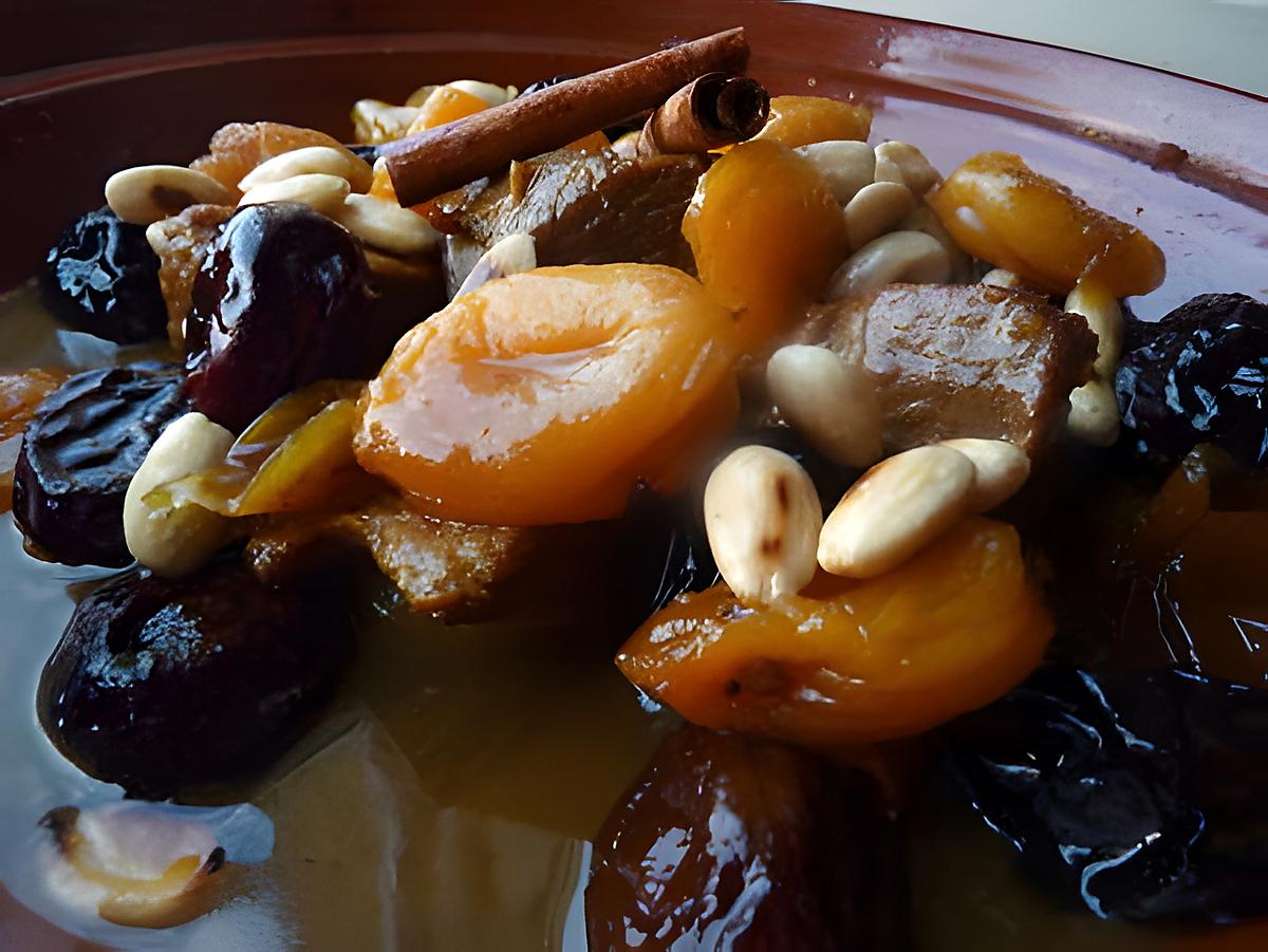 recette Tajine pruneaux et abricots