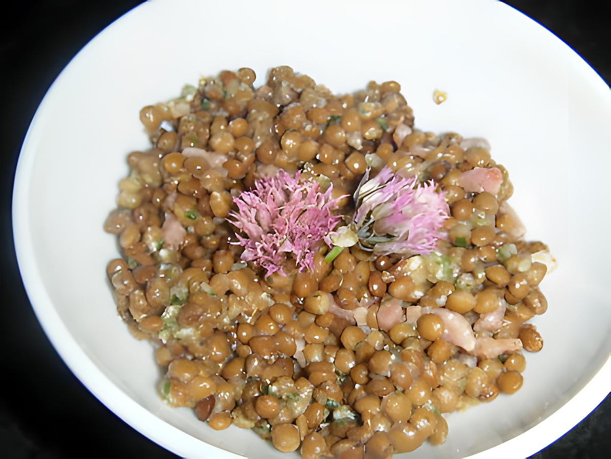 recette SALADE DE LENTILLES