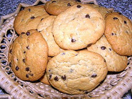 recette cookies aux pépites de chocolat