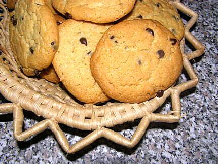 recette cookies aux pépites de chocolat