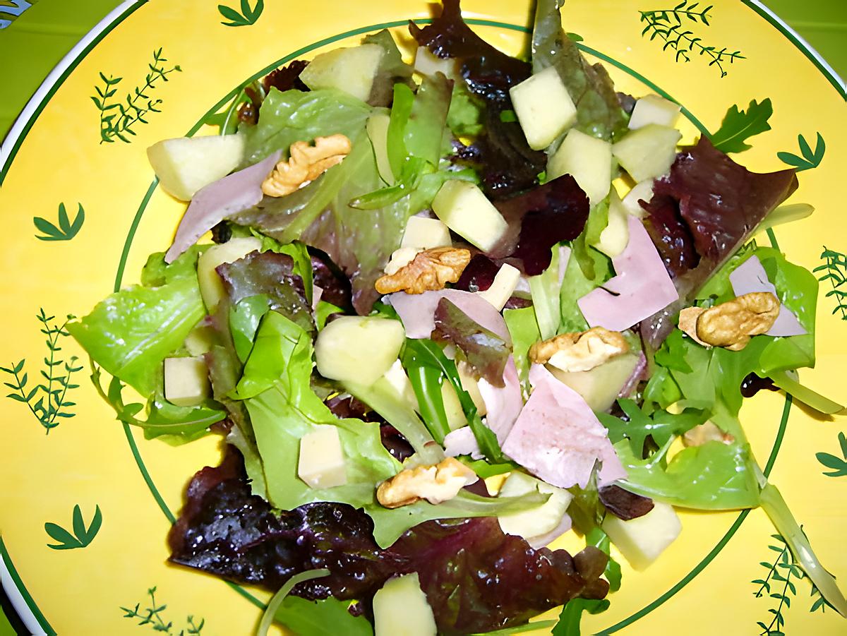 recette Salade surprise au comté