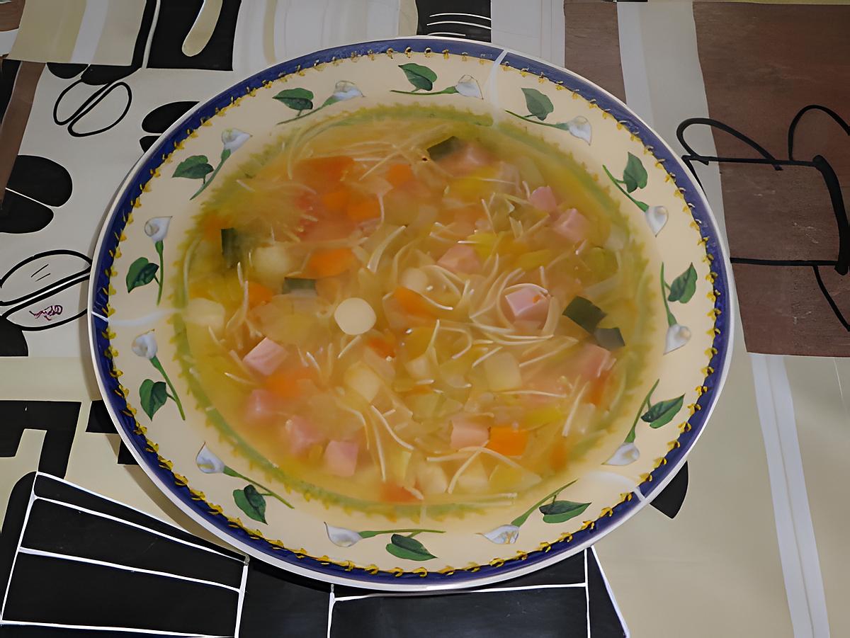 recette bouillon de légumes à ma façon