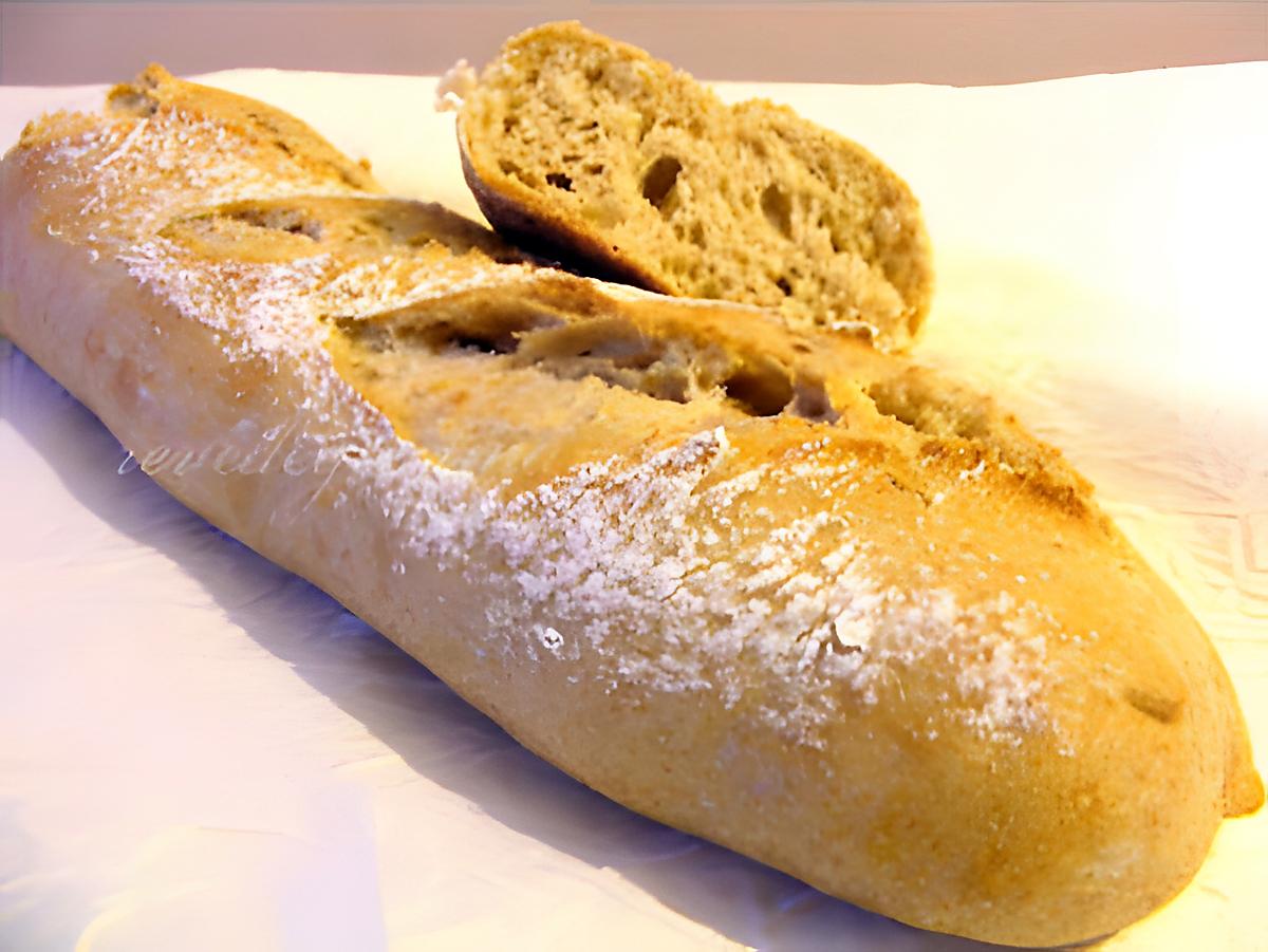 recette Baguette semi-complète