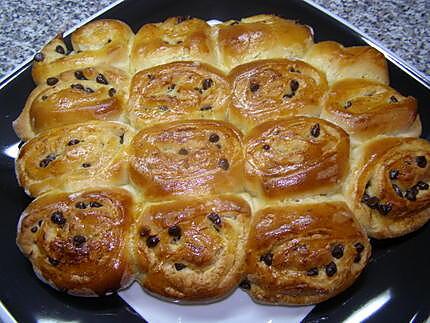 recette brioche aux pépites de chocolat