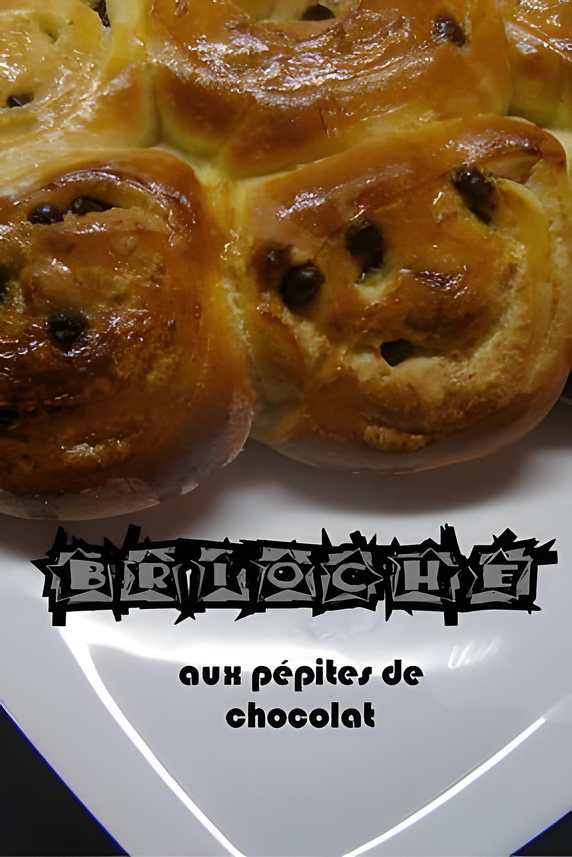 recette brioche aux pépites de chocolat