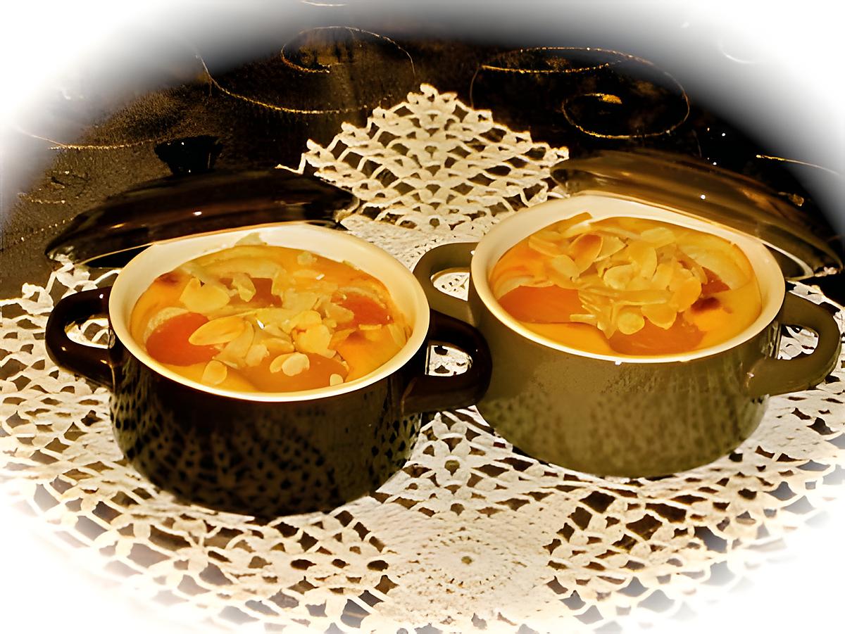 recette ABRICOTS AMANDINE EN COCOTTE