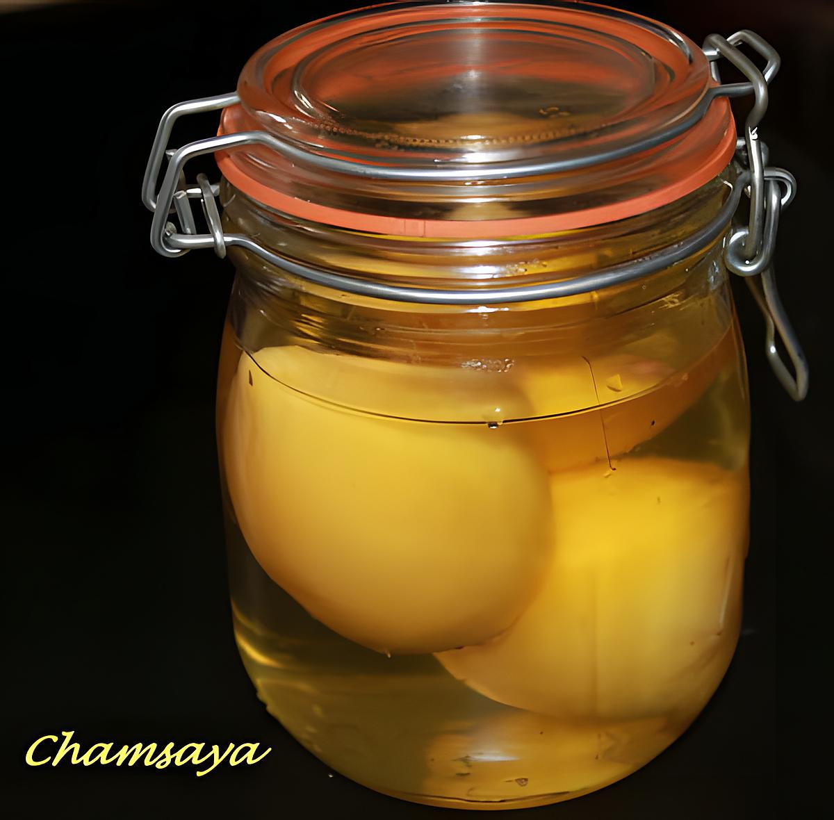 recette Citron confit