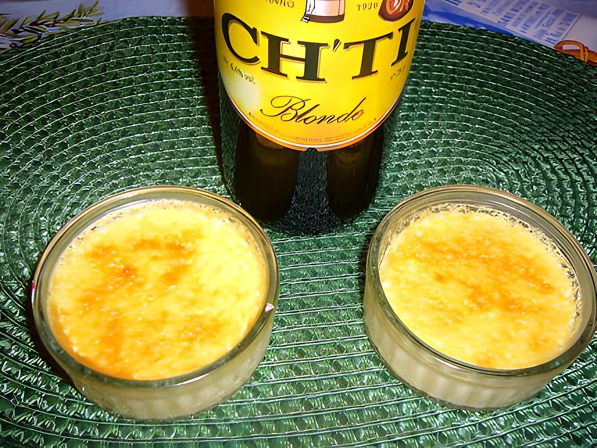 recette Flan à la bière