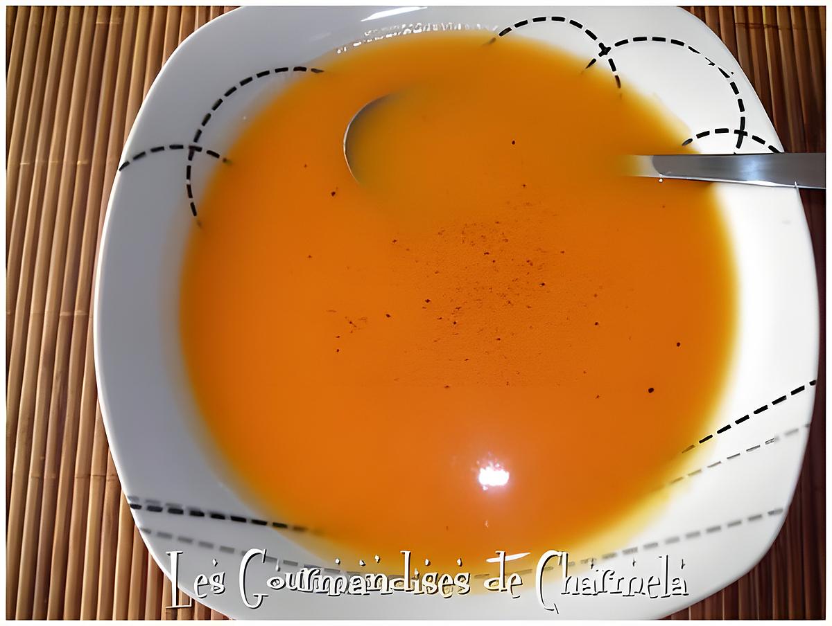 recette Velouté de Carottes et Fève de Tonka