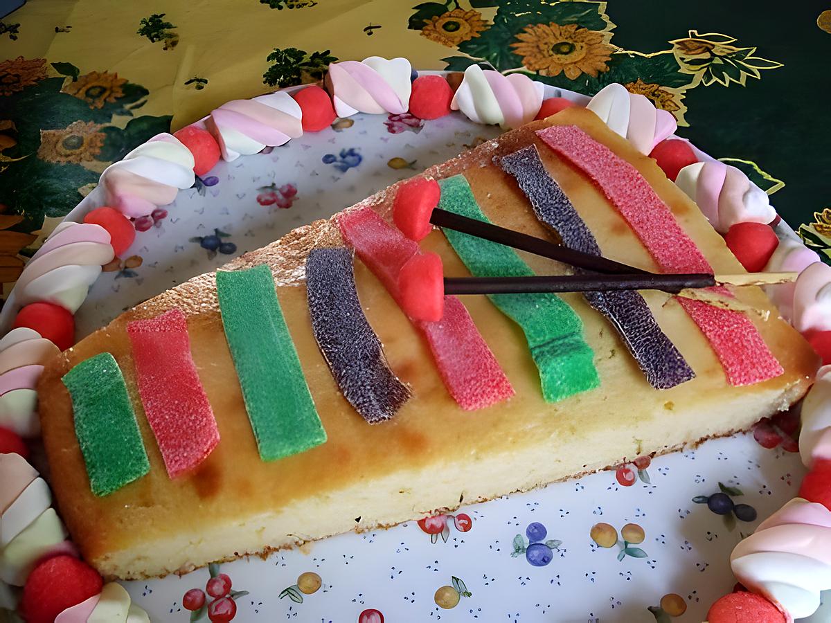 recette Gâteau xylophone