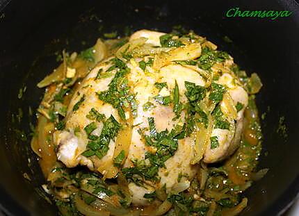 recette Tajine poulet, olives et citron confit