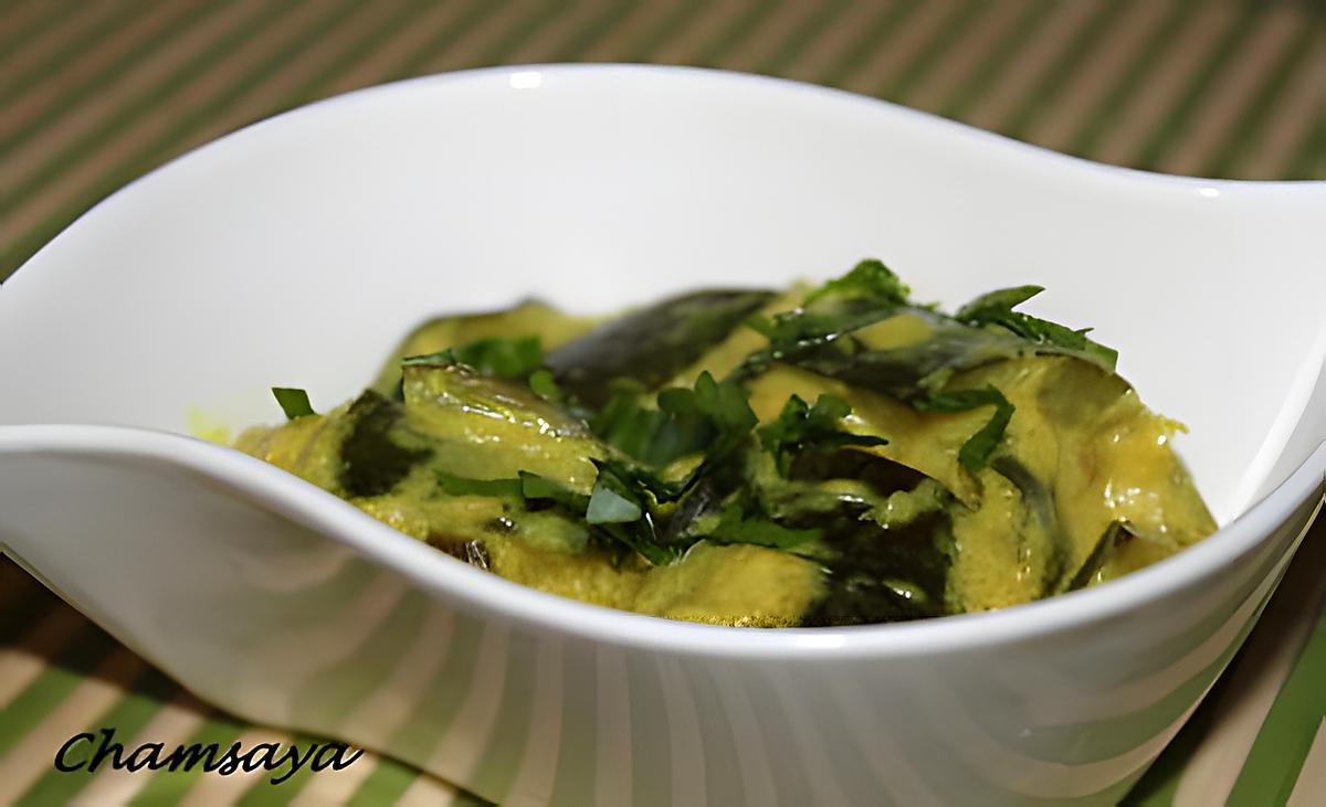 recette Courgettes aux épices, façon indienne