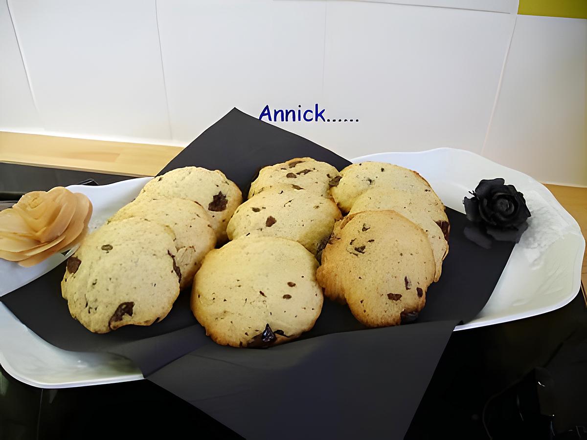 recette cookies choco et noix de coco.