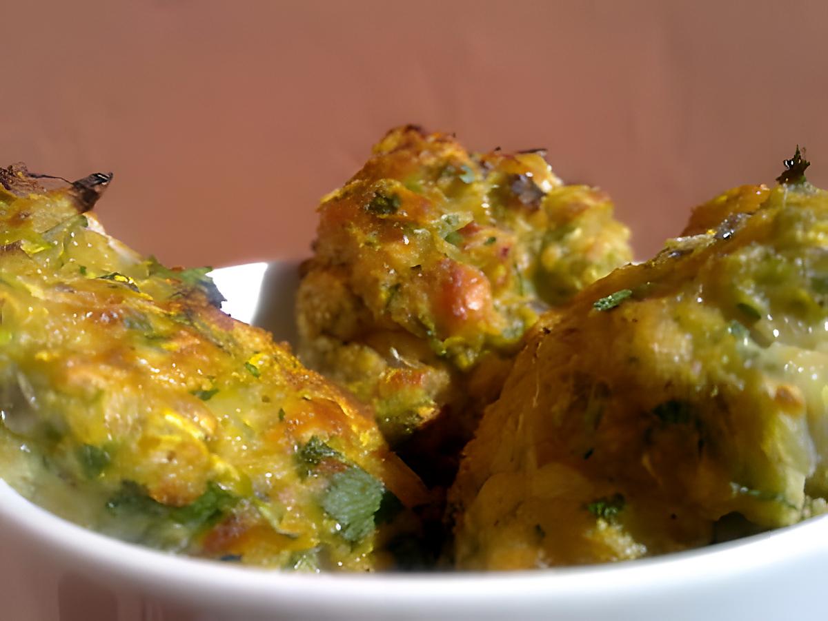 recette Bouchées de courgette au fromage