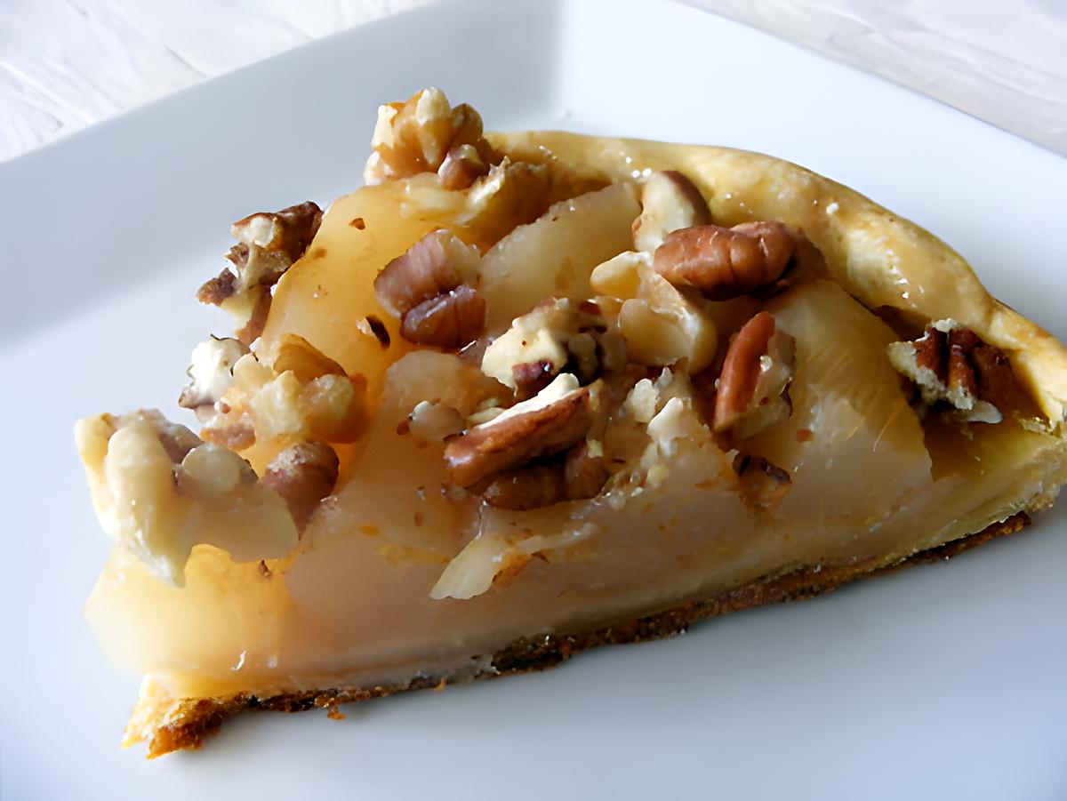 recette Tarte pommes, poires et fruits oléagineux