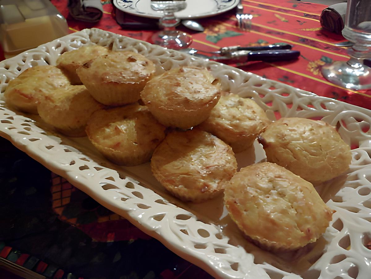 recette Muffins salés au crabe, oignons et fromage
